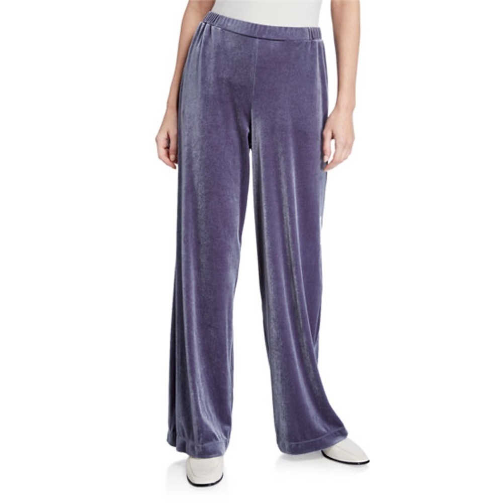 MaxMara Leisure - Velvet Full-Leg Pull on Pants